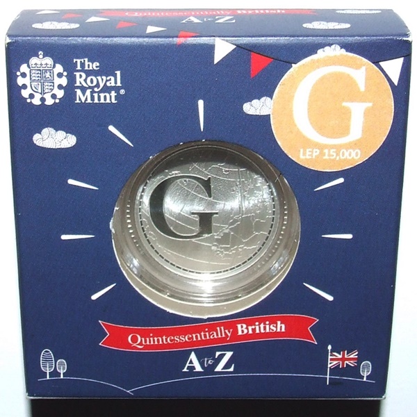 2018 Silver Proof Ten Pence - The Great British Coin Hunt - G